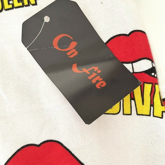 on fire sweatshirt Cosy size S white - Picture 10 of 10